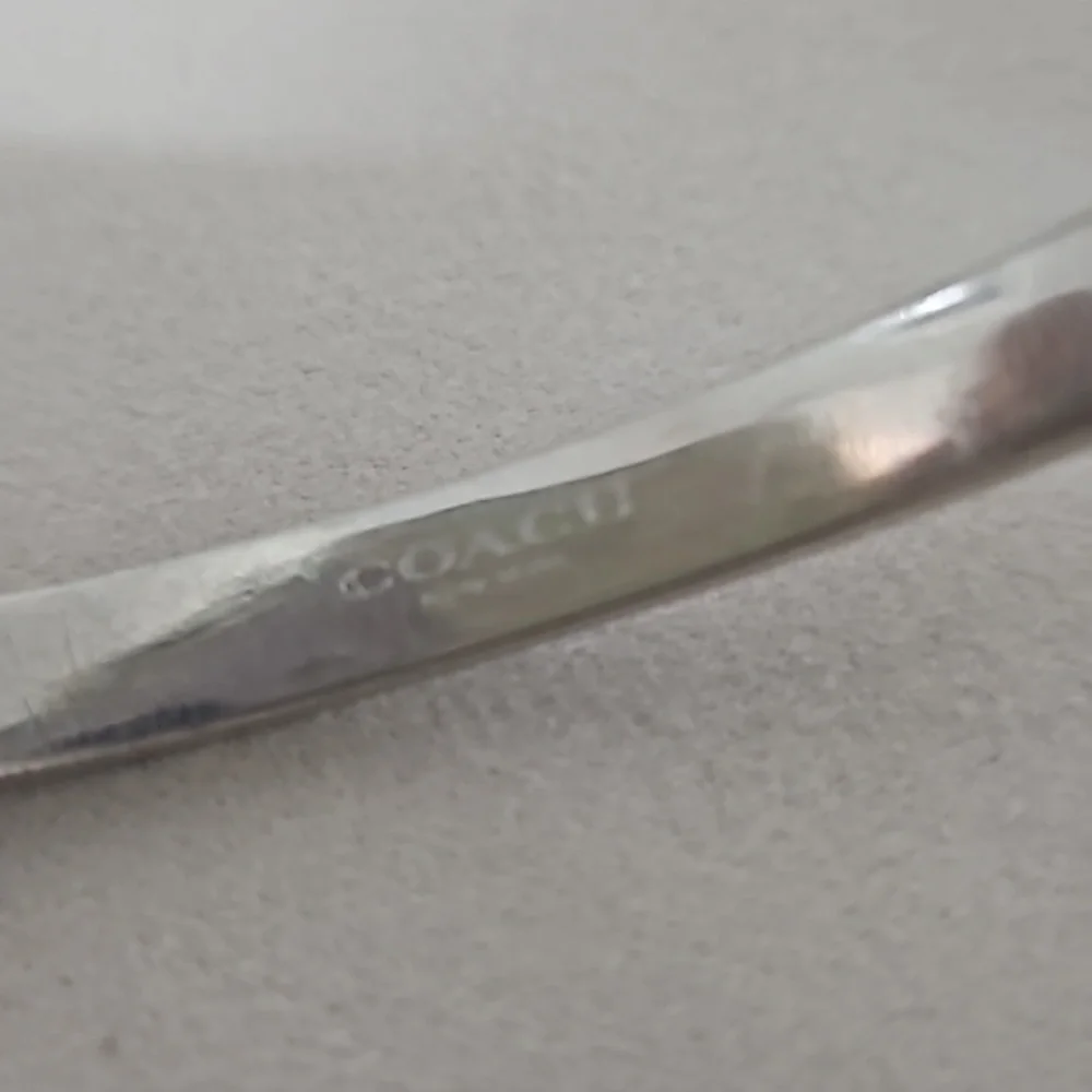 Coach Kissing C Hinged Bangle Bracelet - Picture 3 of 3